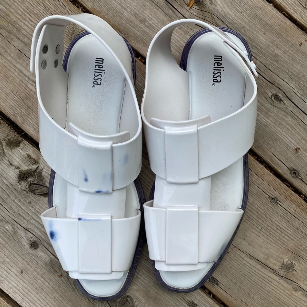 Whacky Melissa plastic shoes!